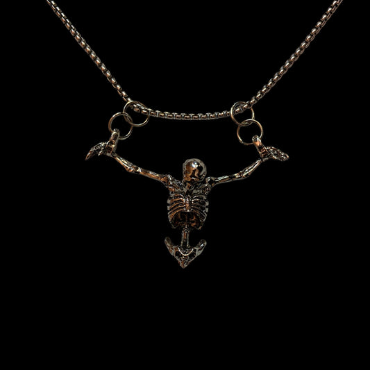 Collar Calavera Torturada